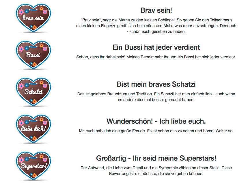 APP mit Liste der Teilnehmer vom Trachtenumzug zum Oktoberfest – UPDATE 2025