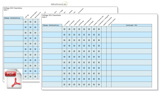 OnPage-SEO-Checklist Checkliste für OnPage SEO Optimierung nach Seomoz