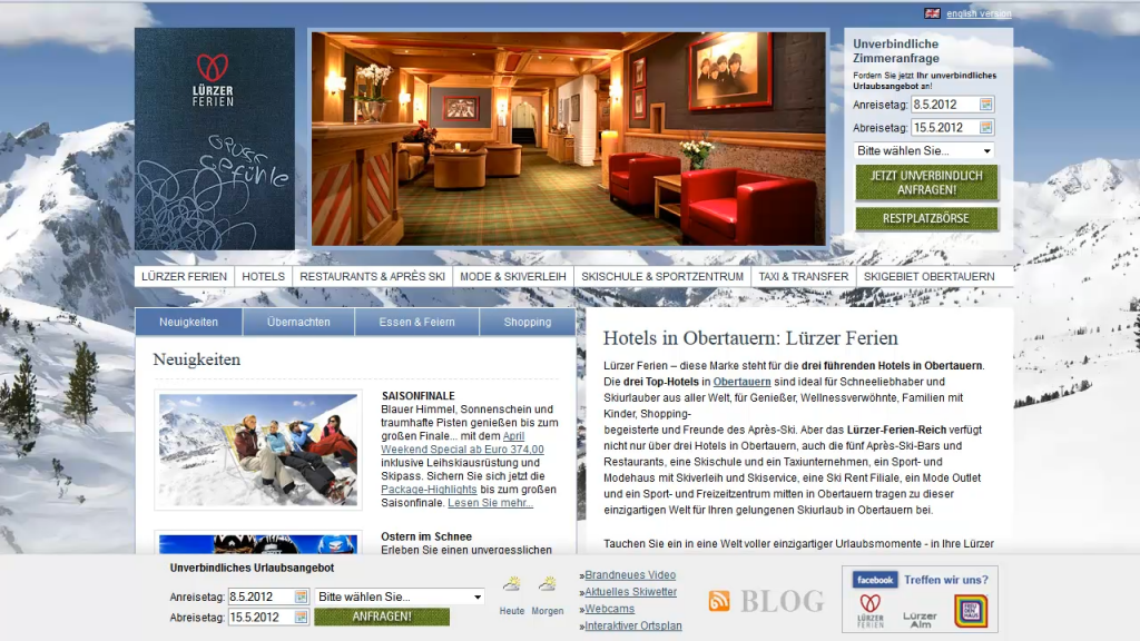 Conversion Optimierung für Hotel Websites