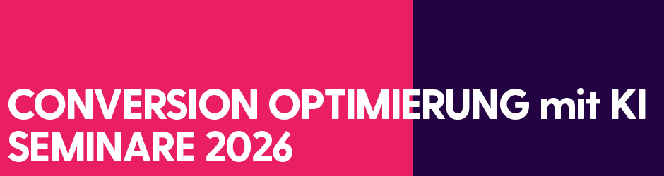 Conversion Optimierung Seminar 2026