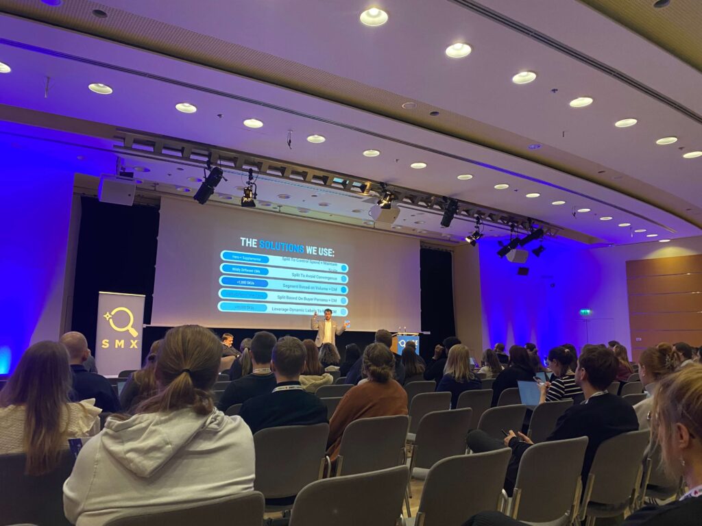 SMX-Session über die Steuerung großer Google-Ads-Konten
